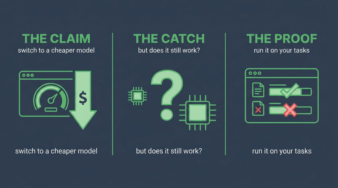 Why Model Autorouting Savings Need a Proof Step